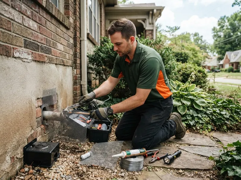Exterior Rodent Exclusion and Trapping in Memphis, TN
